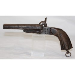 Dobbellbet Pinfirepistol kaliber ca. 9-10 mm.