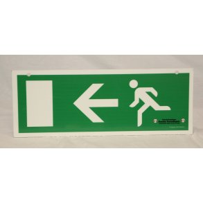 Skilt : Udgang - Venstre