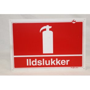 Skilt : Ildslukker