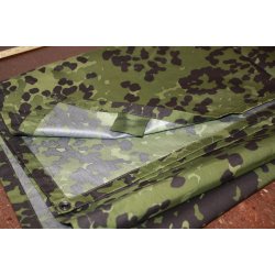 Presenning i camouflage 3,5x 5,4 m
