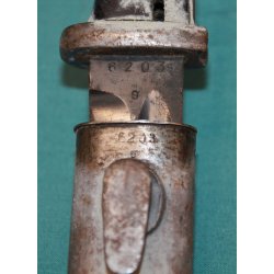 Tysk bajonet model 84-98 - Nummerens