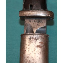 Tysk bajonet model 84-98 - Nummerens
