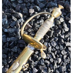 Elegante civile degen wie die dnische Modell 1837 - mit adelige Wappen