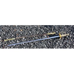 Elegante civile degen wie die dnische Modell 1837 - mit adelige Wappen