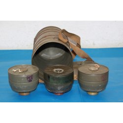 Container f. Denmark: gasmask model 1938 + 3 filter