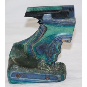 Walther blue/green laminated grip size M - used