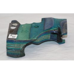 Walther blue/green laminated grip size M - used