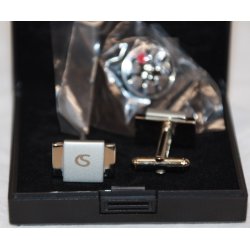 Manchetknapper + pin i ske - CS (Forsvarets Fagforening)