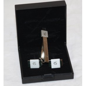 Danmark: Manchetknapper CS + slipsenl (Forsvarets Fagforening)