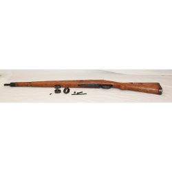 III. Reich Mauser stock f. K98 K complete with handguard, buttplate etc.