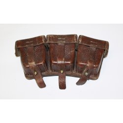 Finnland : Patronentasche in braune Leder mit WaA Stempel