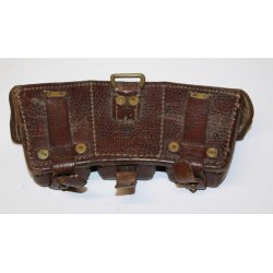 Finnland : Patronentasche in braune Leder mit WaA Stempel