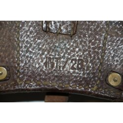 Finnland : Patronentasche in braune Leder mit WaA Stempel