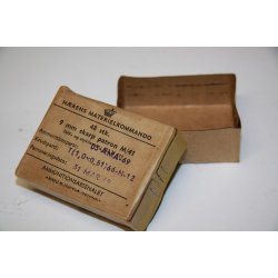 Dnemark: Hrens Materielkommando 48 stk 9 mm skarp patron M/41 - Leere Schachtel