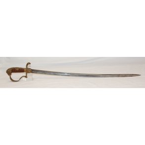 Officer's saber with decorated hilt