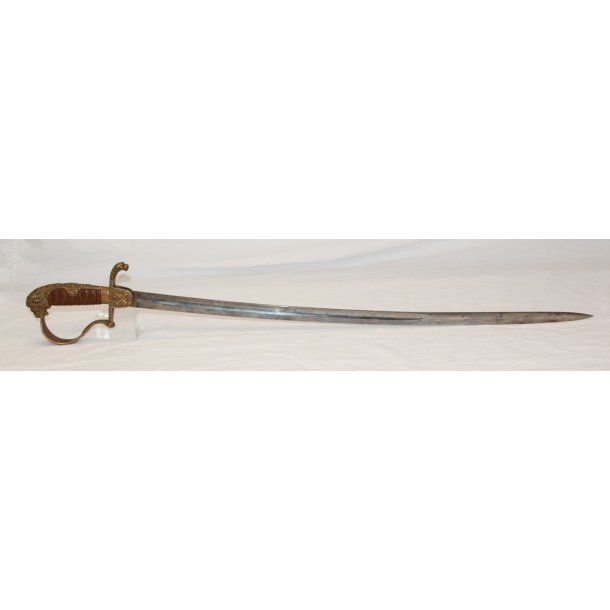 Officer's saber with decorated hilt