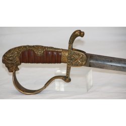 Officer's saber with decorated hilt