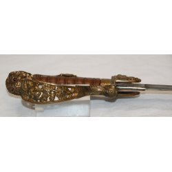 Officer's saber with decorated hilt
