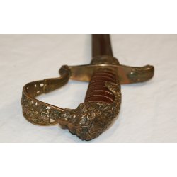 Officer's saber with decorated hilt