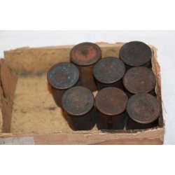 Historisk: 8 stk lse patroner f. Tapriffel 1848/65