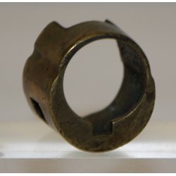 Barrel ring in bras - front