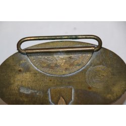 USA: Champion Bronco Buster  St. Louis Mis. - ltere Grtelschnalle hergestellt in Messing