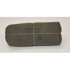 German WWII Extra Large Wound Bandage Dated 1939