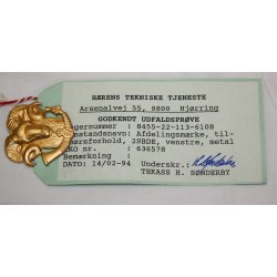 19. Bataljon Jyske Jgerkorps - fra 1961 2. Sjllandske Brigade. Godkendt udfaldsprve fra 1994