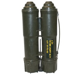 Danish carrier f. 2 grenades f. recoilless canon model 71