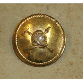 Brandmandsknap - metal - stor