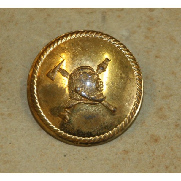 Brandmandsknap - metal - stor