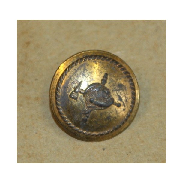 Brandmandsknap - metal - lille