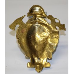 Drskilt: "Aarhus Brandvsen" fremstillet i stbt messing