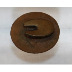 Svrnet Knaphulsmrke, emalje  2,3 cm