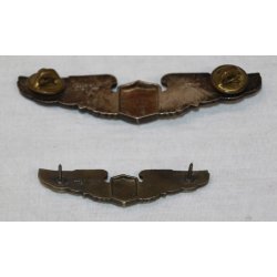 U.S.A. N.S. Meyer inc New York Word War 2 Air Force Amy Wing Pin (2)