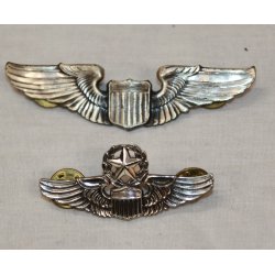 U.S.A. N.S. Meyer inc New York Air Force Amy Wing Pin (2)