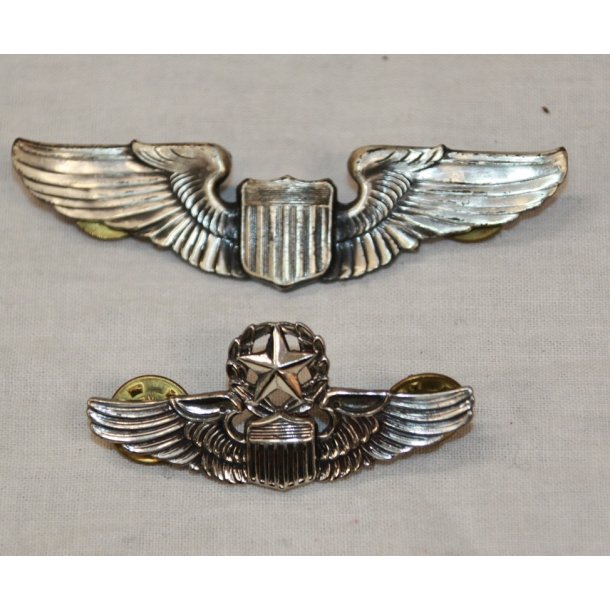 U.S.A. N.S. Meyer inc New York Air Force Amy Wing Pin (2)