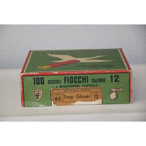 Kal 12/65 TRAP hylstre med fnghtter - Fiocchi