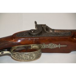 Muzzleloading shotgun from 1850 in mint condition
