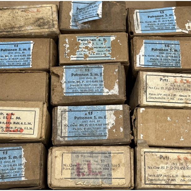 WH : III Reich Patronschachtel (Leer) f. Kal 8x57IS - 2. Wahl