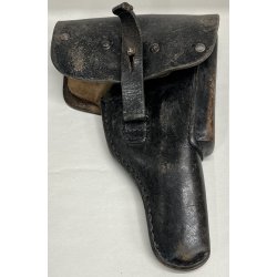 Walther P38 / P1 Pistolentasche in schwarze Leder - 2. Wahl