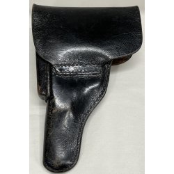 Walther P38 / P1 Pistolentasche in schwarze Leder - 2. Wahl