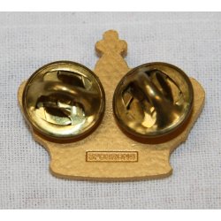 Dronningens Livregiment (Ingrid) 27x24 mm - Krone til skuldermrke