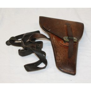Finsk pistoltaske med b�rerem f. P35