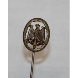Bundeswehr Leistungsabzeichen, Nadel in Bronze