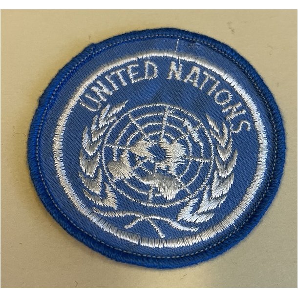United Nations stofbadge -  7 cm