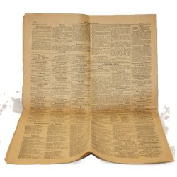 Original udgave af Berlingske Tidende dateret l�rdag den 5. maj 1945.