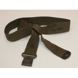 Original US M1 Garand webbing rem fra Korea krigen - MRT dateret feb. 1952
