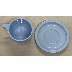 ROSTI Denmark Mepal Service, retro kop med underkop fra 1950'erne