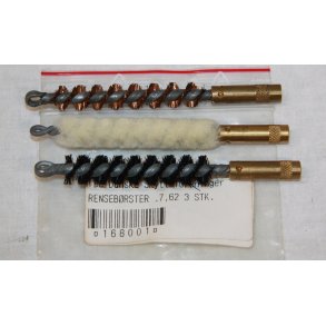 Rensebrster .7,62 - st med 3 stk.